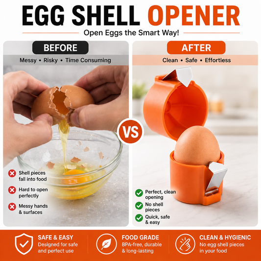 Automatic Egg Shell Opener Kitchen Tool